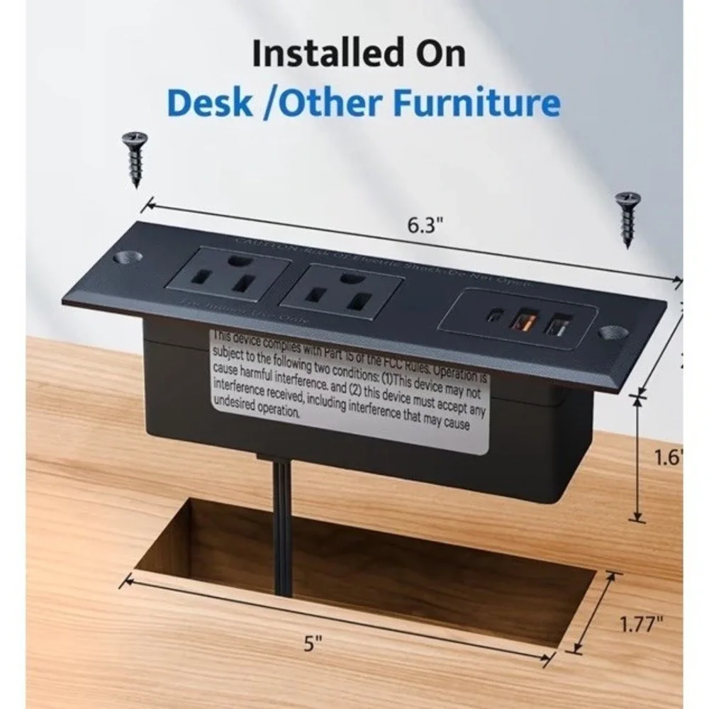 Does not apply recessed power
